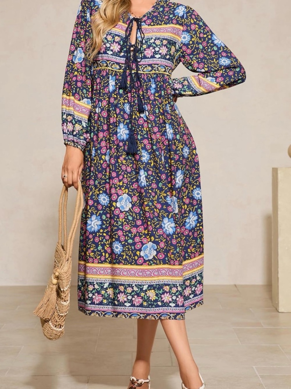 Boho Midi Dress